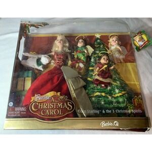 Mattel Eden Starling Barbie in a Christmas Carol Doll 2008 New In Box